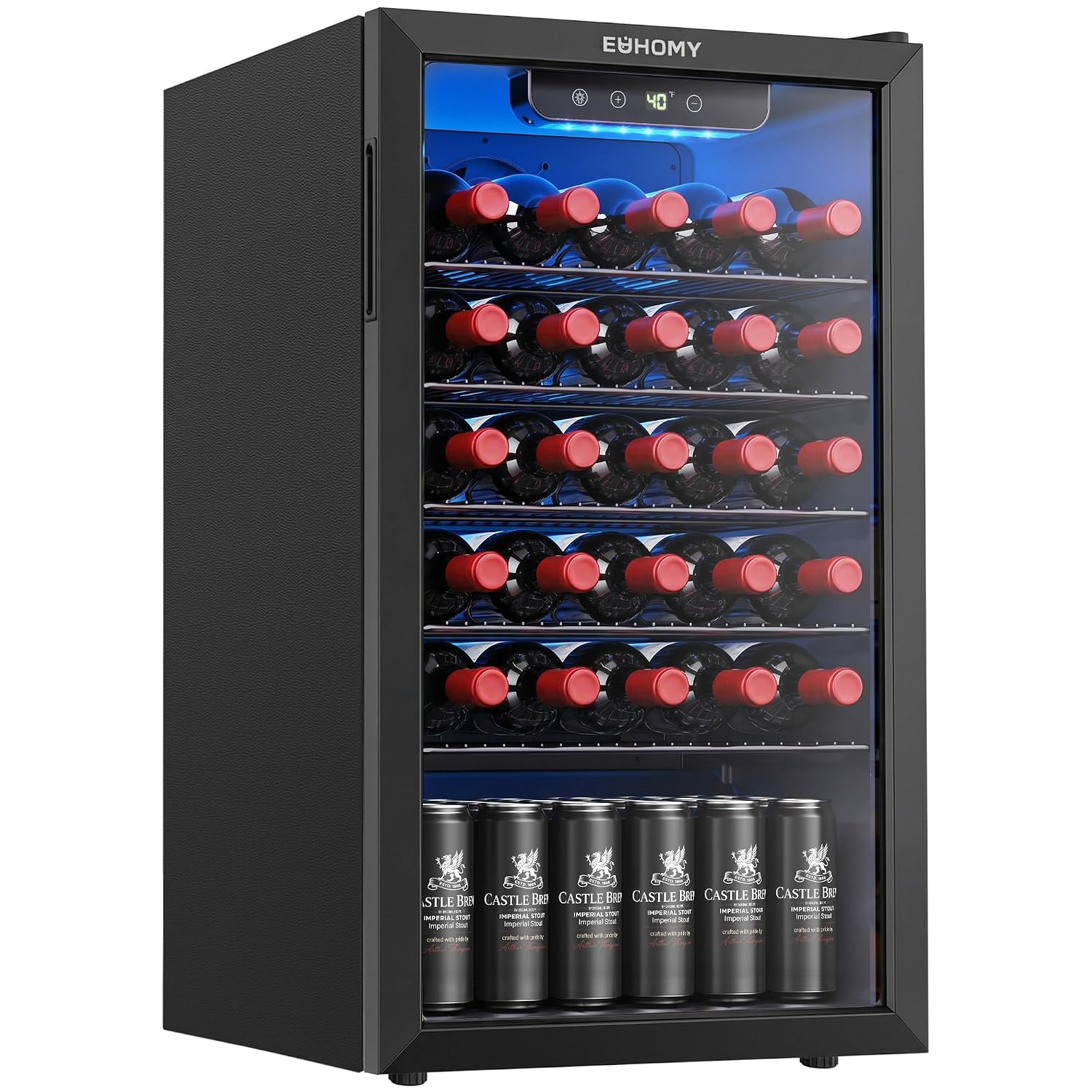Wine Beer Cooler Fridge - Chłodziarka do napojów o pojemności 125
