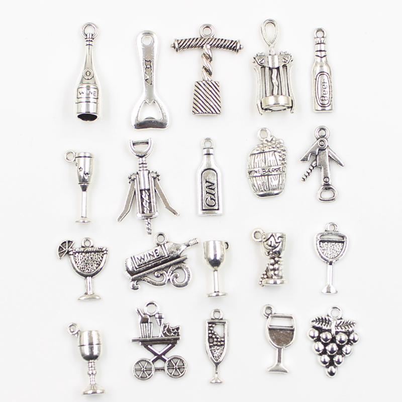 Wine Like Beer - 30 sztuk Charms beczka na piwo