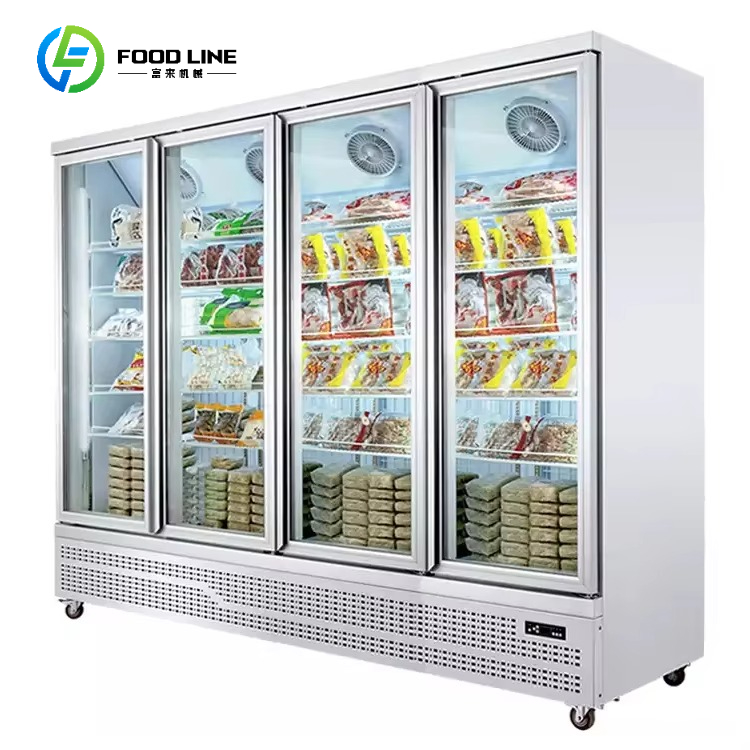 Wine Beer Cooler Fridge - Szklana Drzwiowa Lodówka Barowa na Napoje,