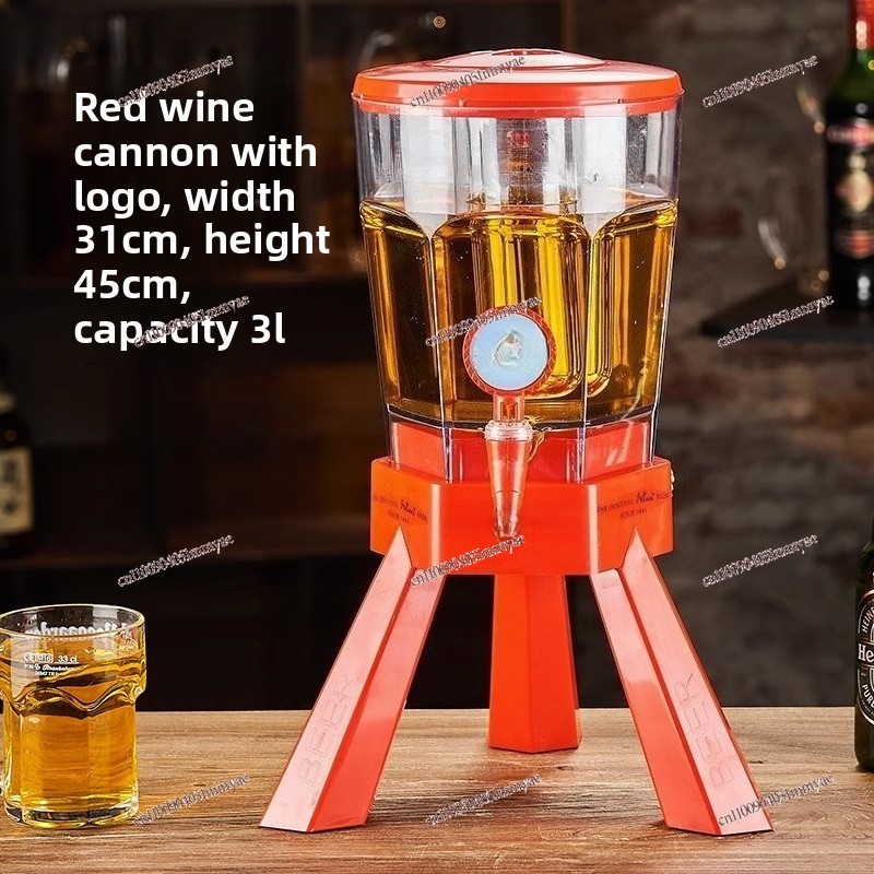 Wine Draft Beer - 3-litrowy beczka na piwo z kranem,