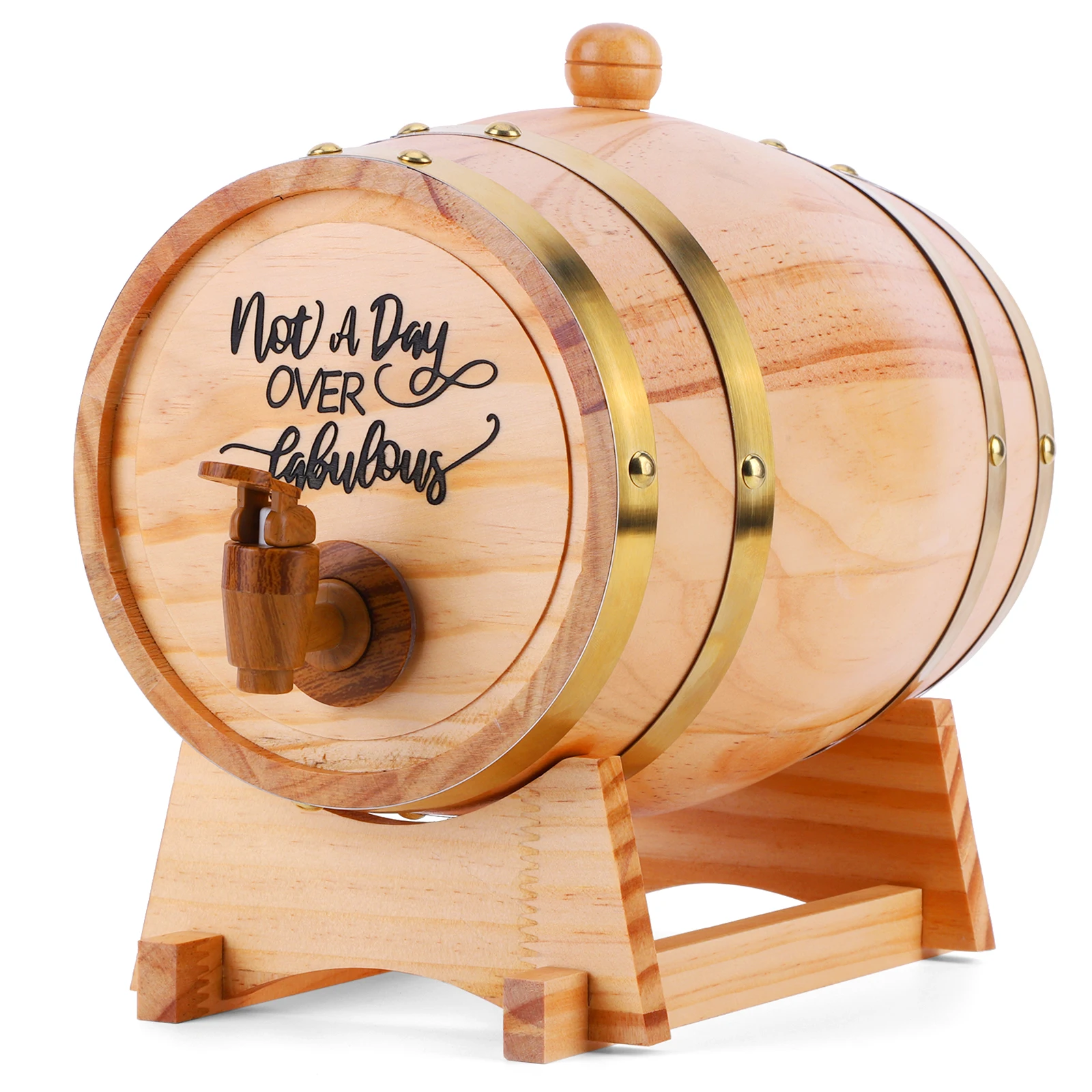Drewniane beczki na whisky 3L  – Wine With Beer Cocktail recenzja i cena