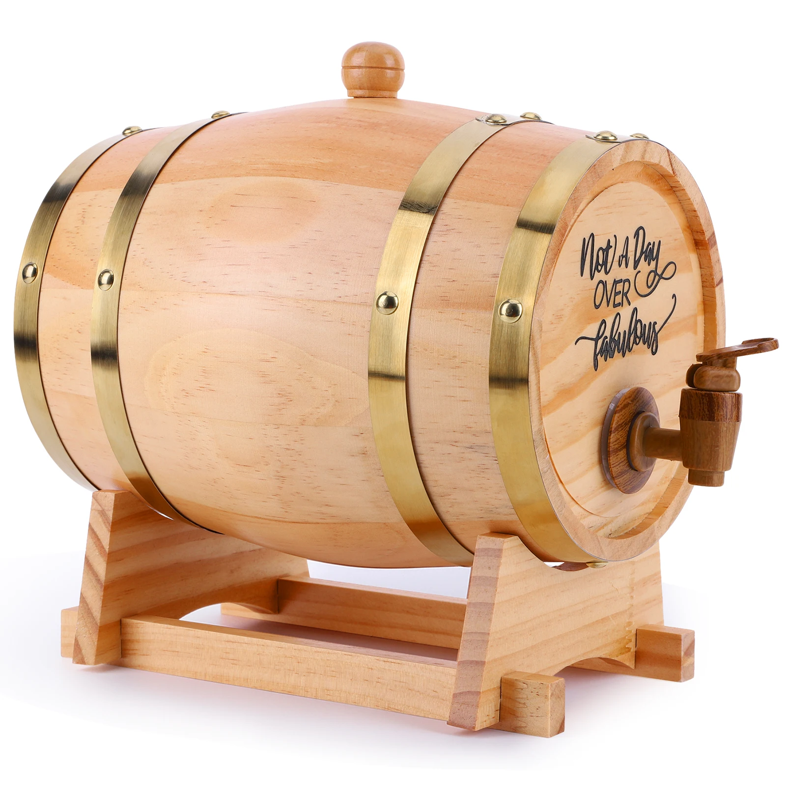 Drewniane beczki na whisky 3L  – Wine With Beer Cocktail recenzja i cena