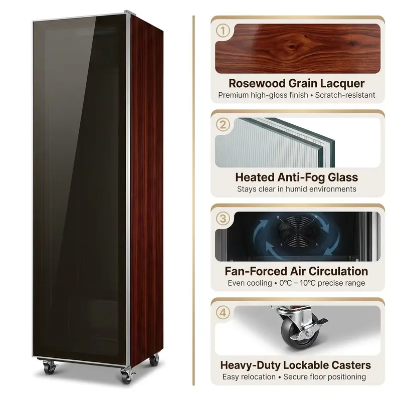 Certyfikat SFW, wykończenie w  – Wine Beer Cooler Fridge recenzja i cena