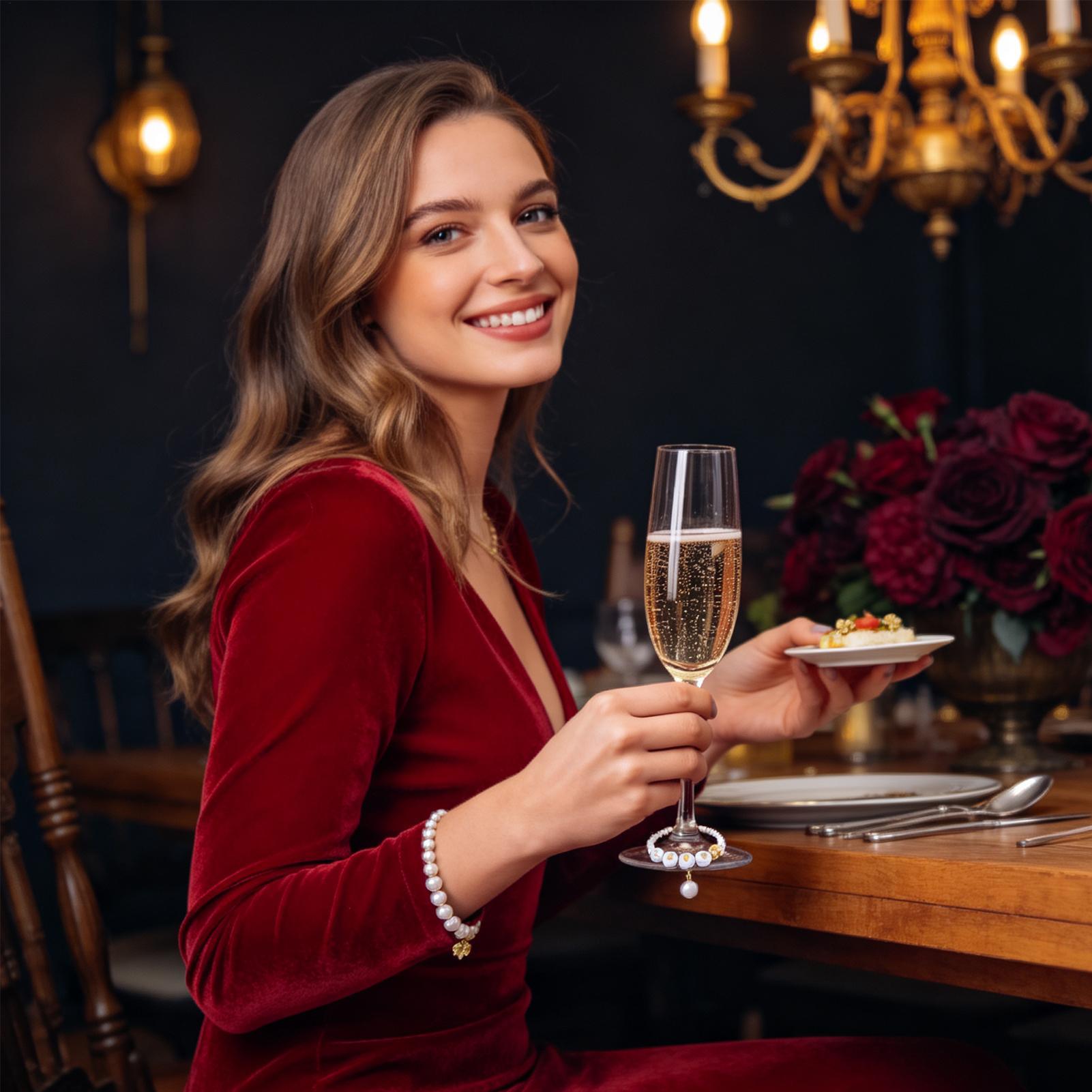Ozdoby do kieliszków z koralik – Wine & Beer Packages recenzja i cena