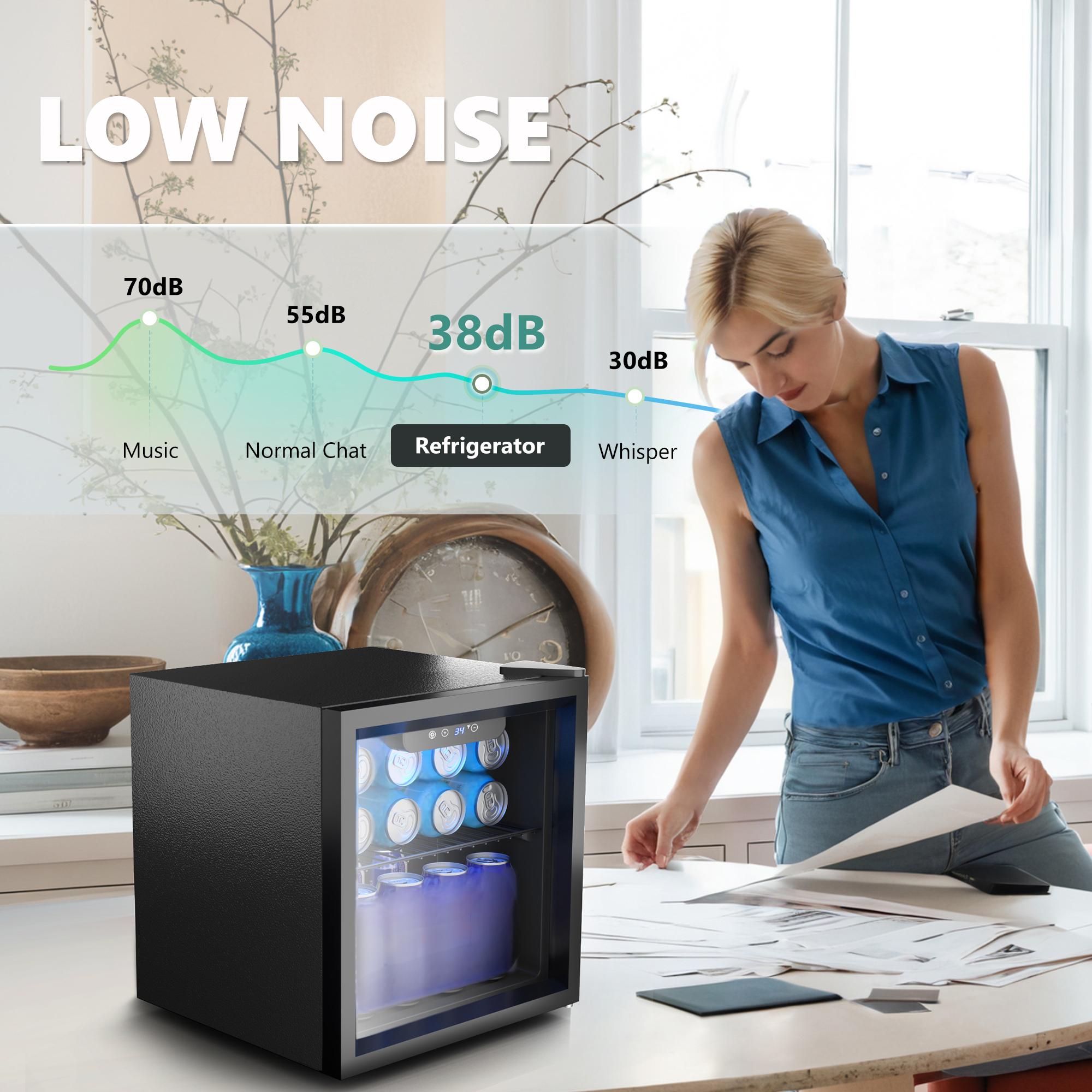 Minilodówka EKOJUCE z szklanym – Wine Beer Cooler Fridge recenzja i cena
