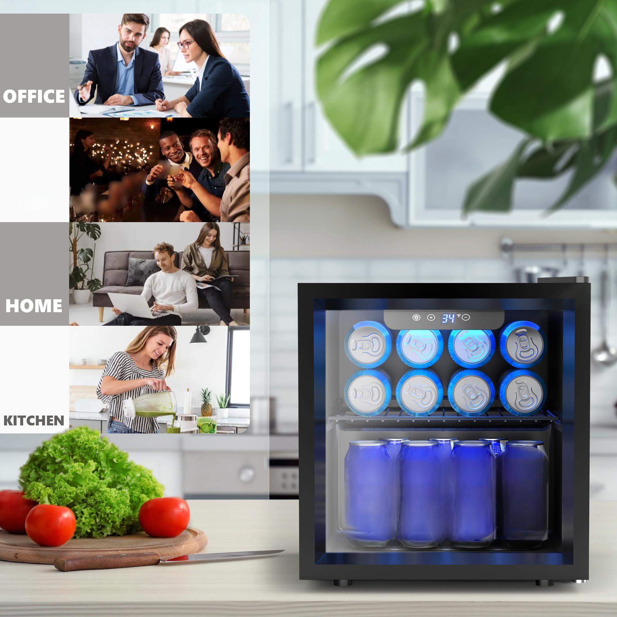 Minilodówka EKOJUCE z szklanym – Wine Beer Cooler Fridge recenzja i cena