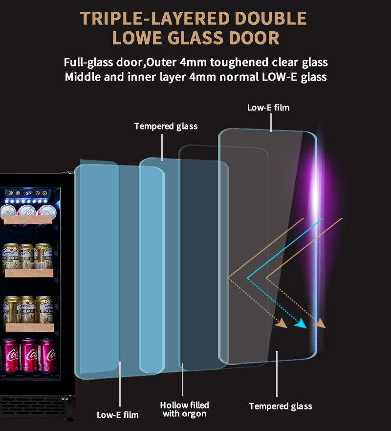 Dwudrzwiowa lodówka podblatowa – Wine Beer Cooler Fridge recenzja i cena