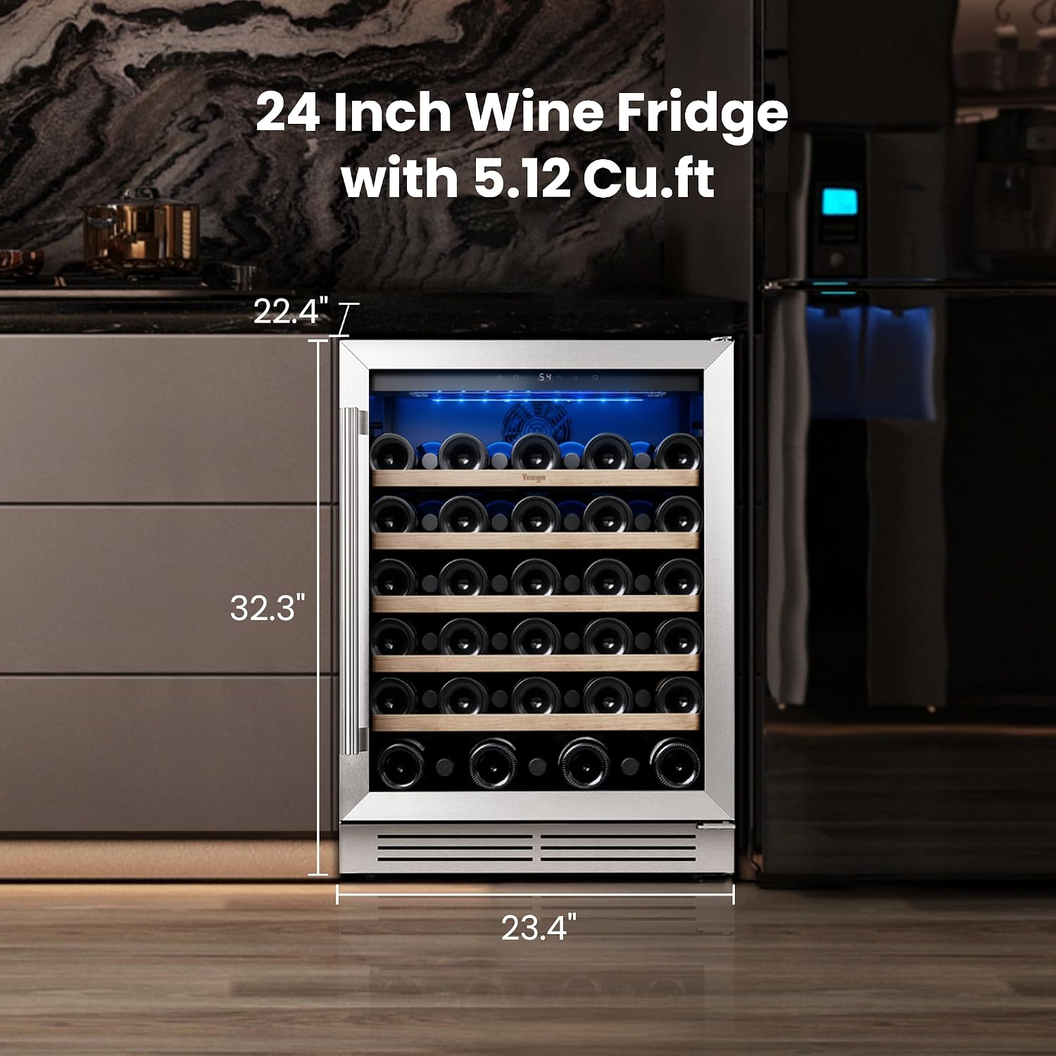Chłodziarka do wina Yeego - 24 – Wine Beer Cooler Fridge recenzja i cena