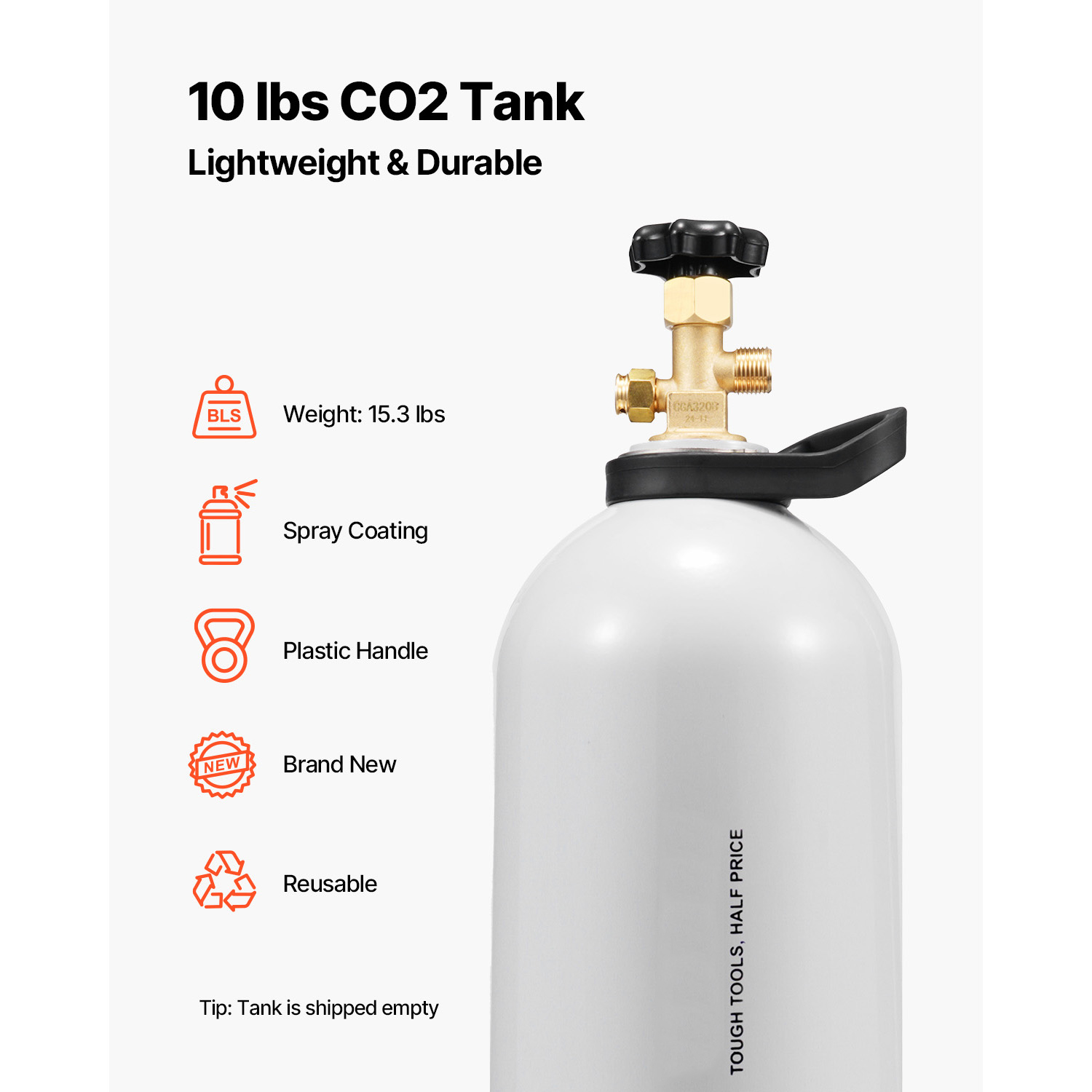 Butla CO2 SucceBuy 10 lbs Nowa – Beer & Wine Grab recenzja i cena